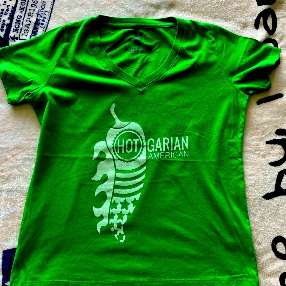 Green Paprika Graphic T-Shirt Pima cotton